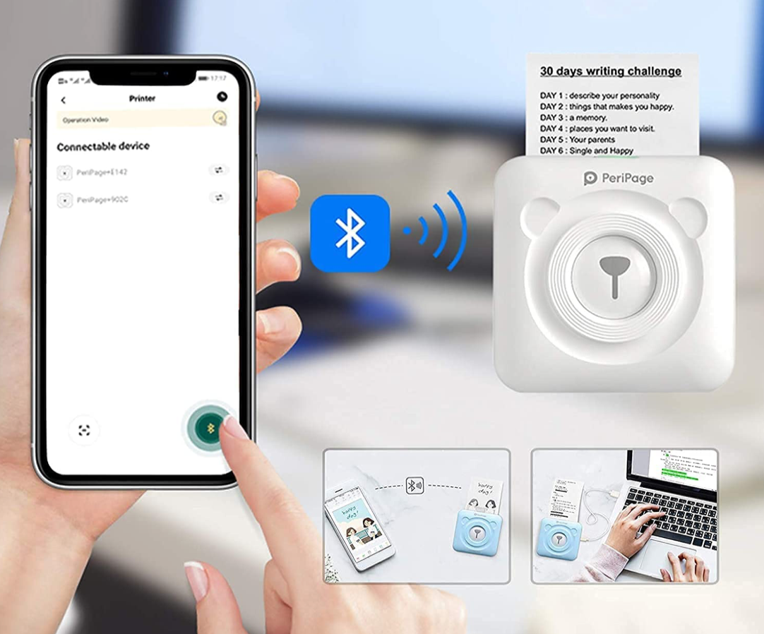 plejeforældre ske Ambassade SLT - Mini Bluetooth Printer – SmartLivingTech